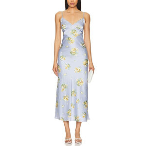 Bardot 'Malinda' Blue Slip Dress Size 6